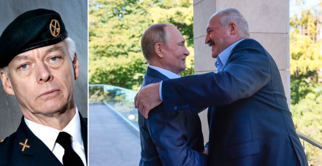 Joakim Paasikivi/Putin och Lukasjenko. 