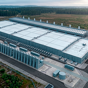 Konceptbild från Google på hur datacentret kan se ut när det är klart.