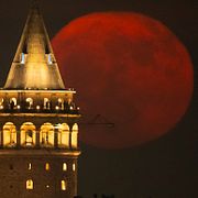 Jordgubbsmånen i Istanbul förra året.