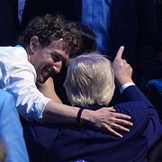 Metas vd Mark Zuckerberg och Donald Trump.