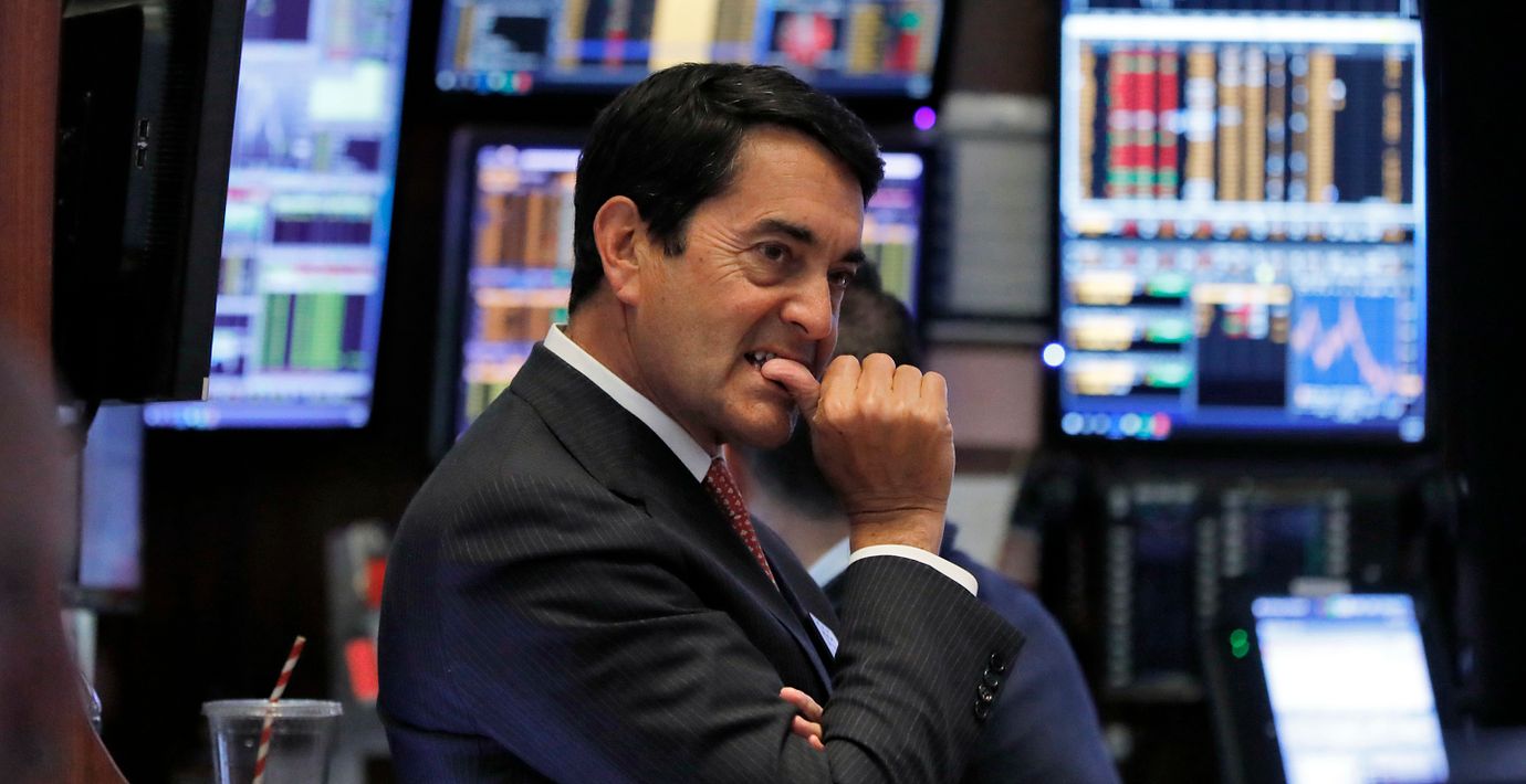 Börsmäklare i New York.