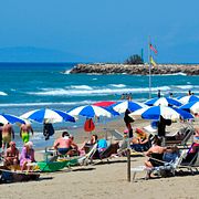 Italiensk strand.