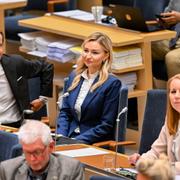 Ulf Kristersson (M), Ebba Busch (KD) och Annie Lööf (C). 