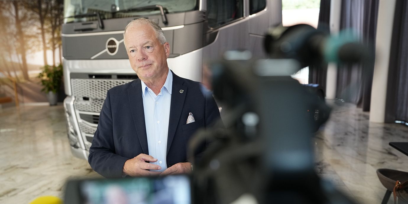 AB Volvos vd Martin Lundstedt.