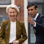 Rishi Sunak och Ursula von der Leyen.