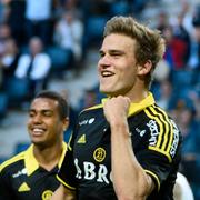 Eero Markkanen i AIK:s färger 2014.