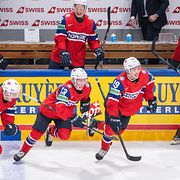 Norska spelarna firar.