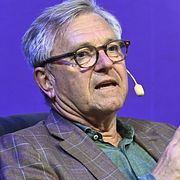 Tom Erixon, vd för Alfa Laval under Socialdemokraternas ekonomiska seminarium i Visby under Almedalsveckan.