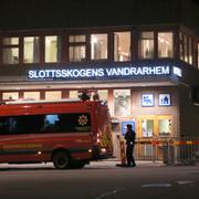 En kvinna avled på ett vandrarhem i centrala Göteborg.