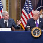 USA:s energiminister Chris Wright och president Donald Trump