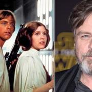 Mark Hamill och Carrie Fisher som Luke och Leia. 