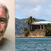 Jeffrey Epstein, fastighet på en av de två öarna.