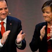 Stefan Löfven och Carin Jämtin.