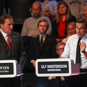 Stefan Löfven (S) och Ulf Kristersson (M).