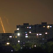 Arkiv. Ryska raketer avfyras från regionen Belgorod mot Ukraina den 14 maj.  Vadim Belikov / AP