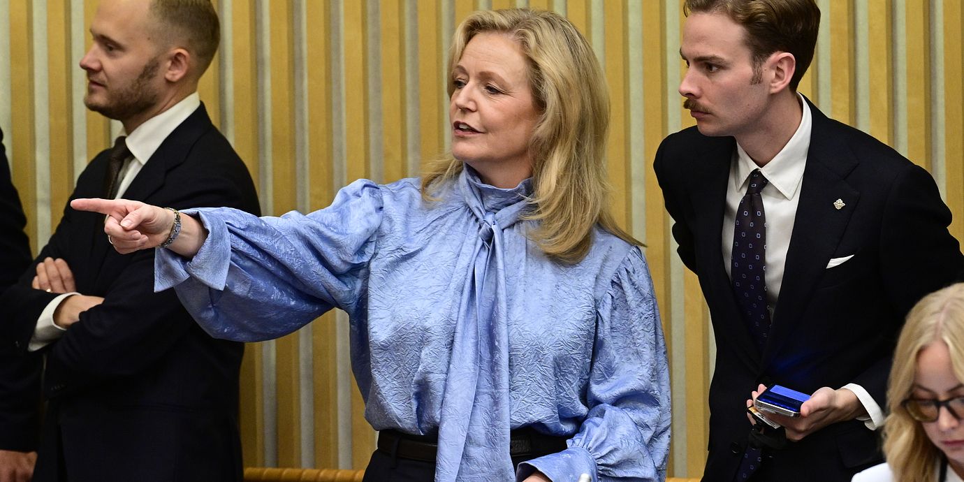 Arkivbild. Elisabeth Thand Ringqvist (C) i riksdagen.
