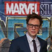 Arkivbild. James Gunn och Jennifer Holland på premiären av ”Guardians of the galaxy 2” 2017.