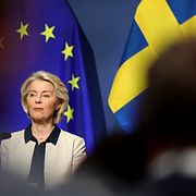 EU-kommissionens ordförande Ursula von der Leyen i Göteborg, söndag 17 maj 2026.