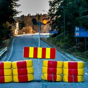 Norge stängde gränsen i slutet av januari.