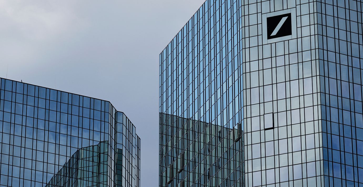 Deutsche-kontoret i Frankfurt. 