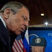 Sergej Lavrov i samtal med Marco Rubio i Alaska.