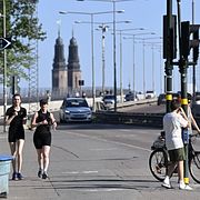 Arkivbild från Västerbron. 