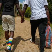 Homosexuella flyktingar från Uganda i Kenya. 