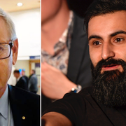 Carl Bildt och Hanif Bali 