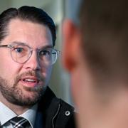 Sverigedemokraternas partiledare Jimmie Åkesson (SD).