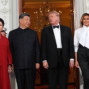 Kinas och USA:s presidentpar.