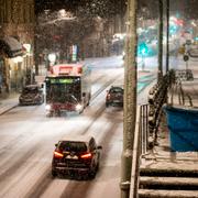 Hornsgatan i Stockholm, söndag kväll