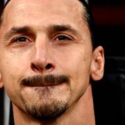 Zlatan under nattens hyllning på San Siro, arkivbild på Raiola