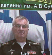 Gårdagens filmklipp visade Sokolov tyst under ett möte, längst ner till vänster.