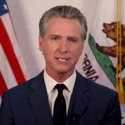 Guvernören Gavin Newsom.