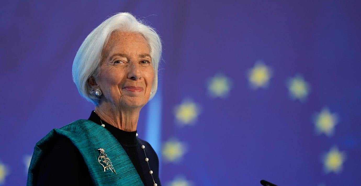 ECB-chefen Christine Lagarde. Arkivbild.
