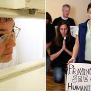 Kelly Gissendaner / Demonstranter ber utanför överklagansdomstolen