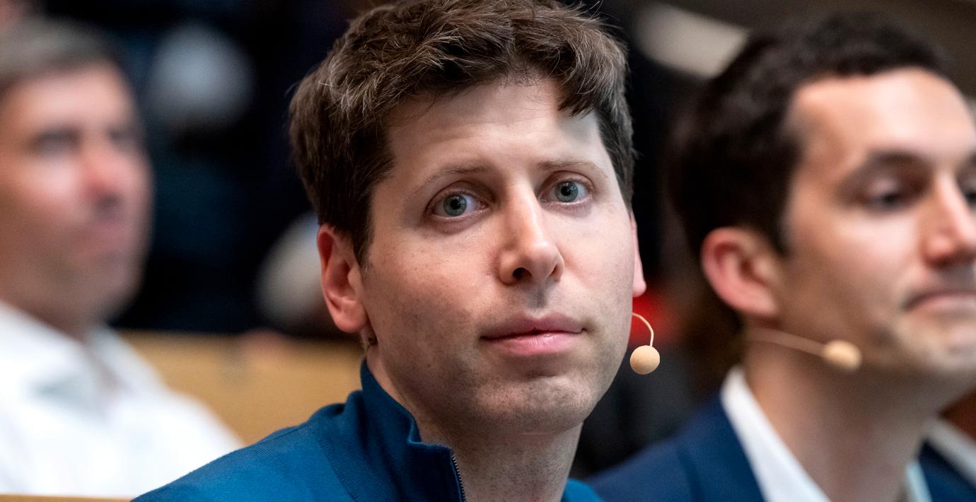 Open AI:s vd Sam Altman.