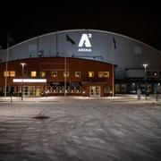 A3 Arena i Umeå efter ishockeymatchen i Hockeyallsvenskan mellan Björklöven och Mora.