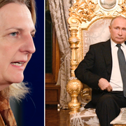 Karin Kneissl och Vladimir Putin.