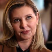Propaganda om Ukrainas första dam Olena Zelenska spreds på kontona.