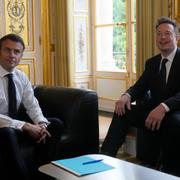 Musk och Macron. 