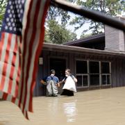 Arkivbild: Flera områden i Texas drabbades av svåra översvämningar i spåren av stormen Harvey. 