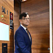 Henrik Landerholm i rätten.