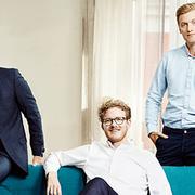Jonas Björkman, Erik Nordin och Niels Bosma, grundare av Tessin.