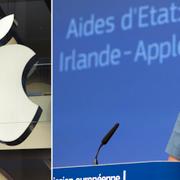 Arkivbilder: Apple, EU:s konkurrenskommissionär Margrethe Vestager.