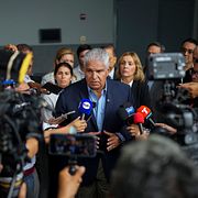 Jose Raul Mulino, bild från 1 maj. 