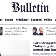 Bulletins hemsida.