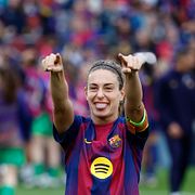 Alexia Putellas efter Champions League-semifinalen mot Bayern München i början av maj.