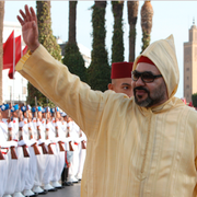  Israels premiärminister Benjamin Netanyahu och Marockos kung  Mohammed VI.