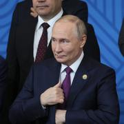 Xi Jinping och Vladimir Putin i Kazakstan i oktober 2024. 